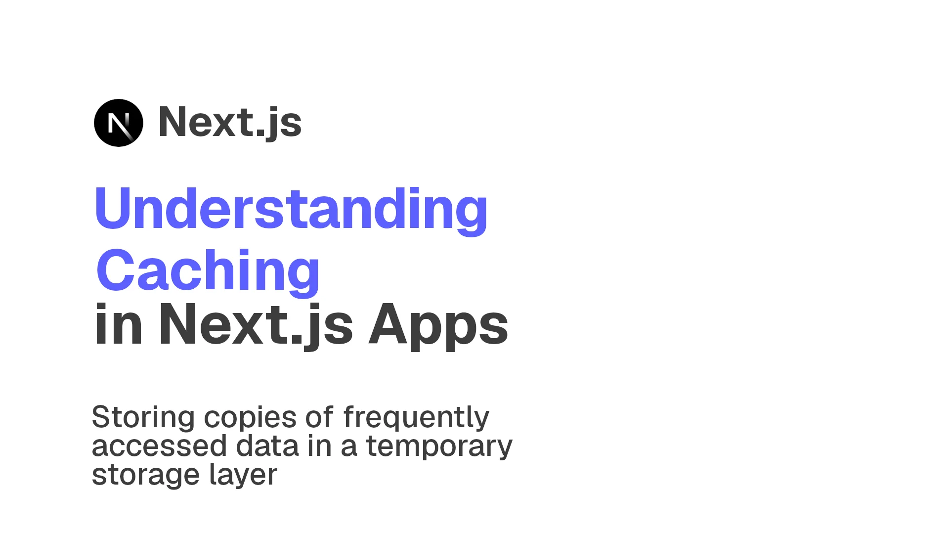 Understanding Next.js Caching